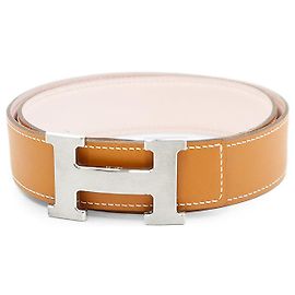 Hermès Cinto de couro Hermes Constance Marrom Outro