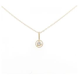 Autre Marque Collier en diamant Au750 Doré