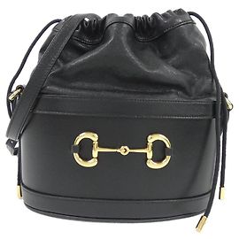 Bolsa de ombro Gucci HORSEBIT 1955 Preto