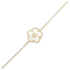 Pulseira Lucky Spring Plum Blossom Van Cleef & Arpels Dourado