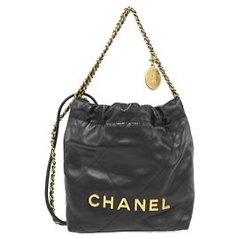 Mini borsa Chanel 22 Line Nero