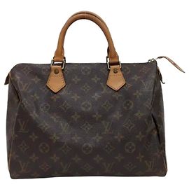 Louis Vuitton Speedy Monogram Canvas 30 Braun