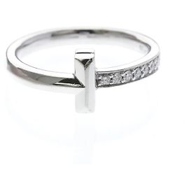 Anello Tiffany & Co. T one / Oro bianco / diamante Argento
