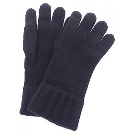 Hermès Luvas de cashmere Hermes H-loop H252021G Warm Black Preto