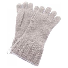 Hermès Hermes Beige Cashmere Warm Gloves Beige