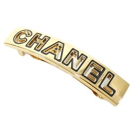 Chanel ABD670 Barrette Nero D'oro