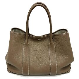 Hermès Bolsa de mão/Tote Bag HERMES Garden Party PM Bege