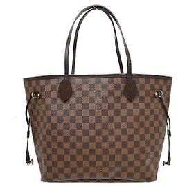 Cabas Louis Vuitton Neverfull Damier MM Marron