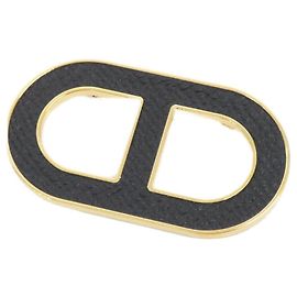 Spilla Hermès Chaine d'Ancre Nero