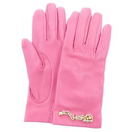 Hermès Luvas Hermes Bonnie Chaine d'Ancre Rosa