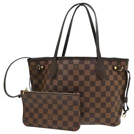 Tote Louis Vuitton Neverfull Damier PM Marrom