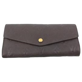 Louis Vuitton Sarah Wallet NM Monogram Empreinte Leather medium Brown