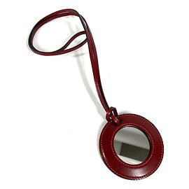 Hermès Colar choker de couro marrom Hermes Marrom