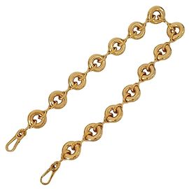 LOEWE Chunky Donut Chain Shoulder Strap in Gold Golden