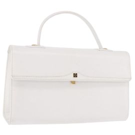 Sac à main GIVENCHY en cuir blanc or Auth 186878A Blanc Doré