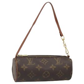 LOUIS VUITTON Monogram Papillon Pouch LV Auth ka4838 Monograma