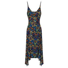 Vestito Olivia Haney Black Mayan Multi Multicolore