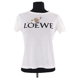 T-shirt blanc Loewe en coton collaboration Studio Ghibli Blanc