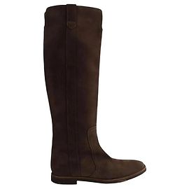 Laurence Bras Braune Reitstiefel Braun
