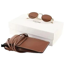 Céline Gafas de sol doradas Dorado