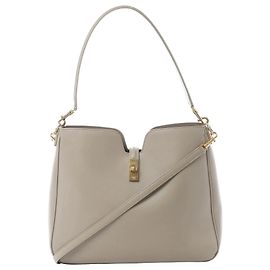 Céline Bolsa de ombro 2Way em couro Camille 16 Medium da Celine, bege Bege