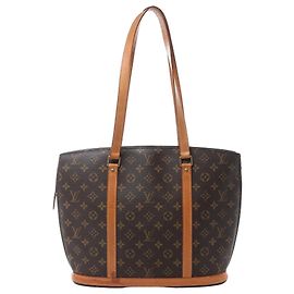 Louis Vuitton Babylone Classic Monogram Canvas Shoulder Bag in Brown M51102 Brown