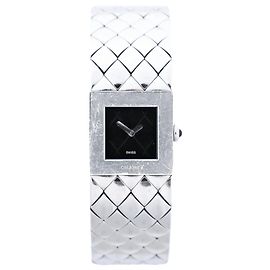 Orologio Chanel Matelasse H0009 Y.H.89889 SS QZ con quadrante nero Nero