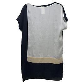 Robe courte en soie Pinko Multicolore