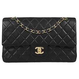 Chanel Timeless - Classic Double Flap Leather medium Noir