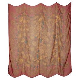 Sciarpa grande in seta stampata Chanel Rosso