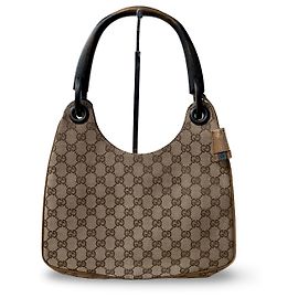 Gucci Bamboo Shoulder Bag Beige