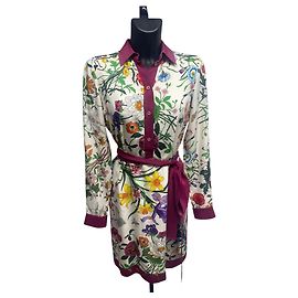 Abito in seta Gucci Flora Altro