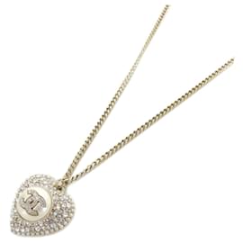 Collar Chanel AB9385 Blanco Dorado