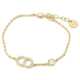 Pulseira Petite CD da Christian Dior Dourado Outro