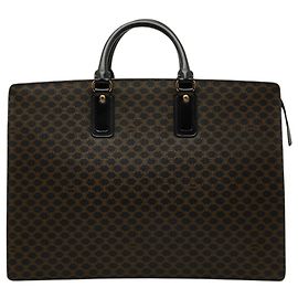 Céline Bolsa Business Celine Macadam Marrom Preto