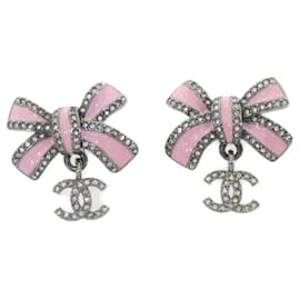 Orecchini Chanel ABG403 Argento Rosa