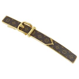 Barrette Loop Monogram Louis Vuitton Marrone D'oro Monogramma