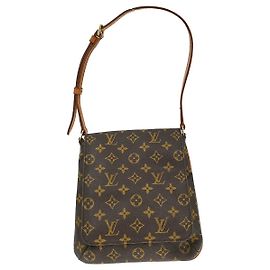 Borsa Musette Salsa Louis Vuitton in Canvas Monogram PM Marrone