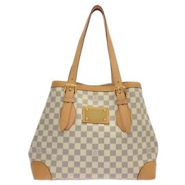 Louis Vuitton Damier Azur Hampstead MM Handtasche Blau