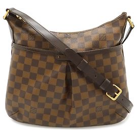 Bolsa de Ombro Louis Vuitton Damier Bloomsbury PM Marrom Damier ebene