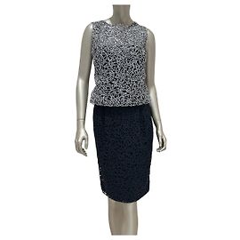 Chanel Black & White Lace Two-Piece Suit Sz.36 Pre-owned Other