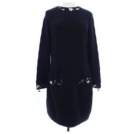Chanel Kaschmirkleid Schwarz