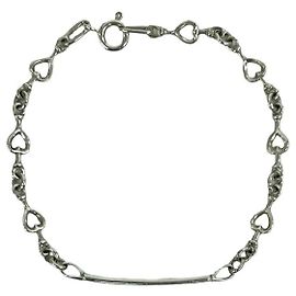 Tiffany & Co Pulsera Tiffany Vintage Heart Link ID Plata