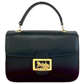Céline Celine Calf Leather Handbag Blue
