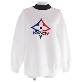 Louis Vuitton LV Snowflake Baumwoll-Sweatshirt Weiß