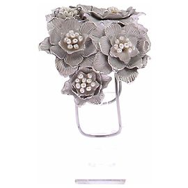 Autre Marque Bracelete de pérolas Silvia Furmanovich Prata