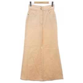 Chanel Denim Jeans Orange