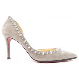 Scarpins Christian Louboutin Marrom