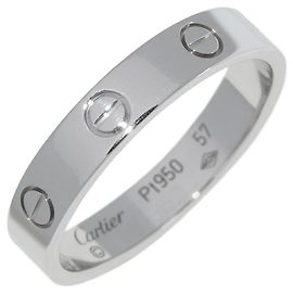Cartier Love Ehering Pt950 Ringgröße 17 Silber