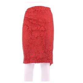Falda de algodón roja Emanuel Ungaro Talla 40 Roja